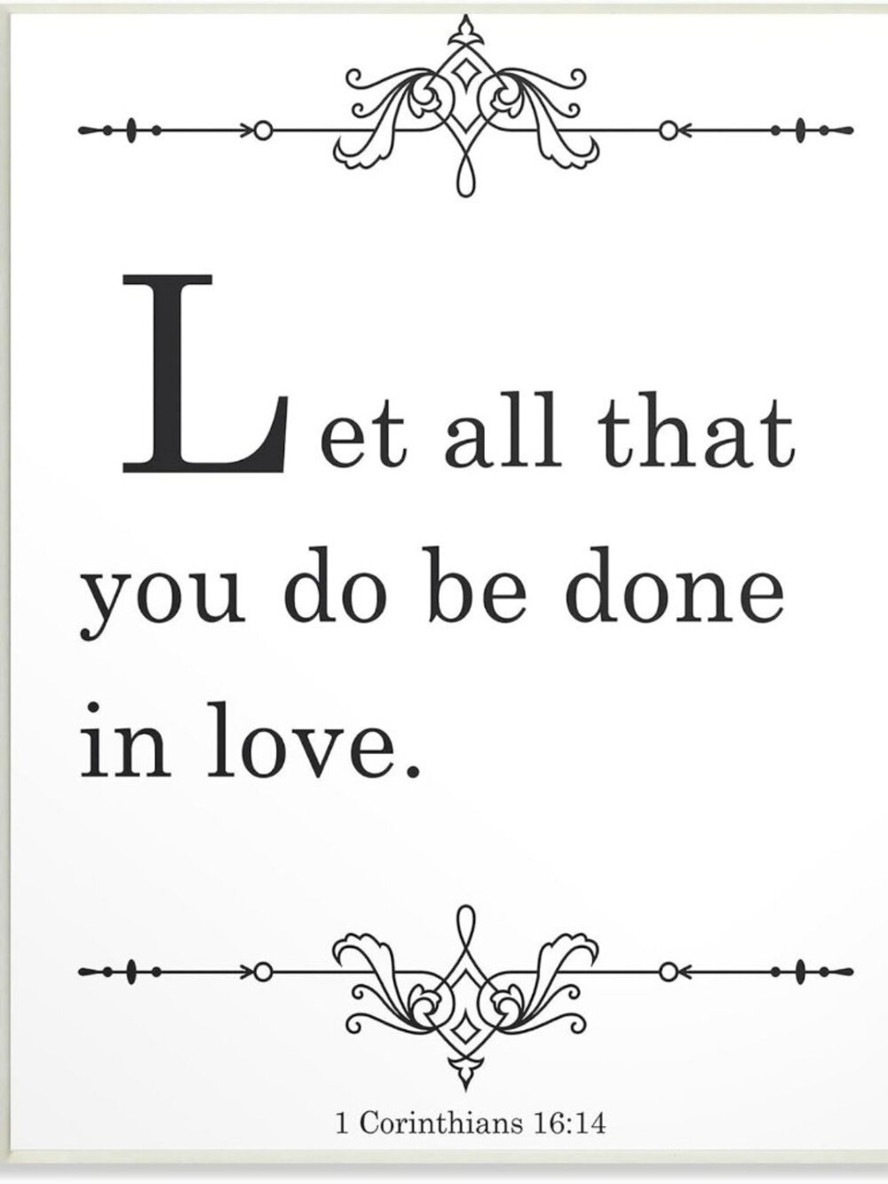 Inspirational Love Wall Art Plaque - 10x15 Multi-Color Home Decor Sign